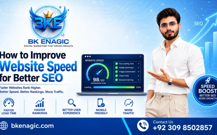 How to Improve Website Speed for Better SEO in 2026 10 Proven Ways to Grow Your Rankings 1 How to Improve Website Speed for Better SEO – BK Enagic digital marketing and SEO services in Pakistan